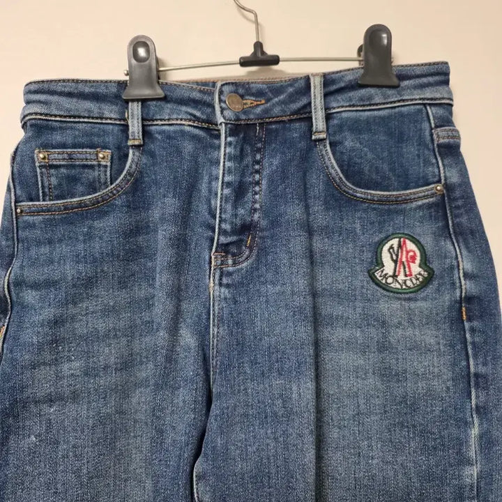 [BUNJANG] Patch Detail Denim Jeans / 29~30 예쁜 패치 기모 청바지  중청색