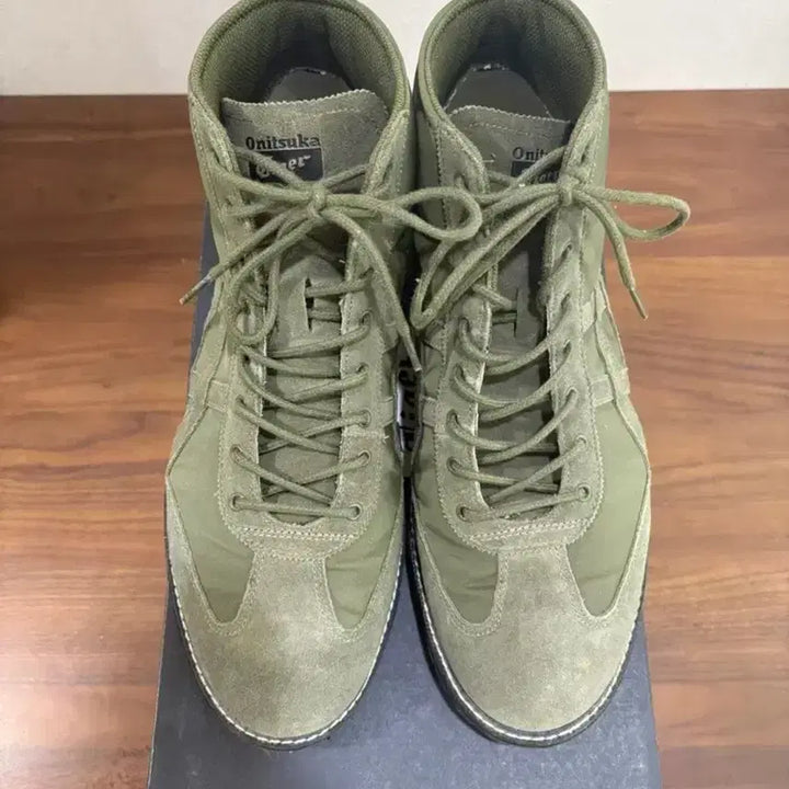 [BUNJANG] Onitsuka Tiger Rinkan Bronze Green Sneakers / 오니츠카 타이거 린칸 브론즈 그린