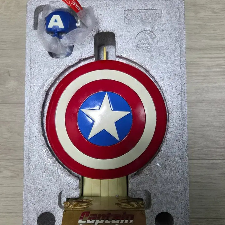 [BUNJANG] Captain America Shield Helmet Set Figure / 캡틴 아메리카 방패 헬멧 세트 피규어