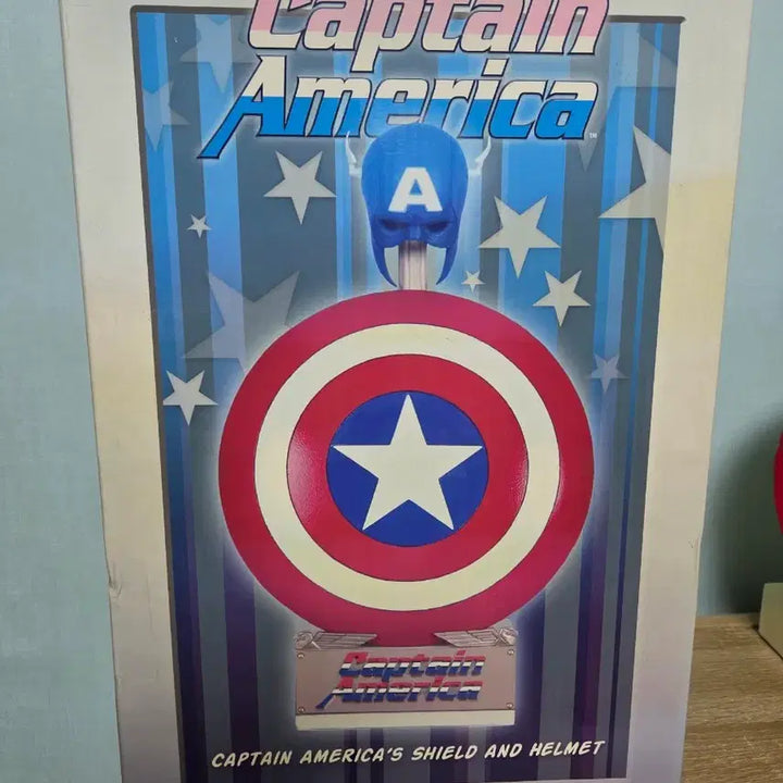 [BUNJANG] Captain America Shield Helmet Set Figure / 캡틴 아메리카 방패 헬멧 세트 피규어