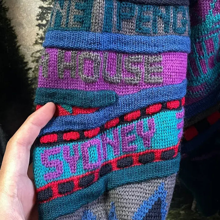 [BUNJANG] EMAROO Vintage Australian Pattern Knit Sweater / 105) EMAROO 빈티지 호주 패턴 니트 스웨터