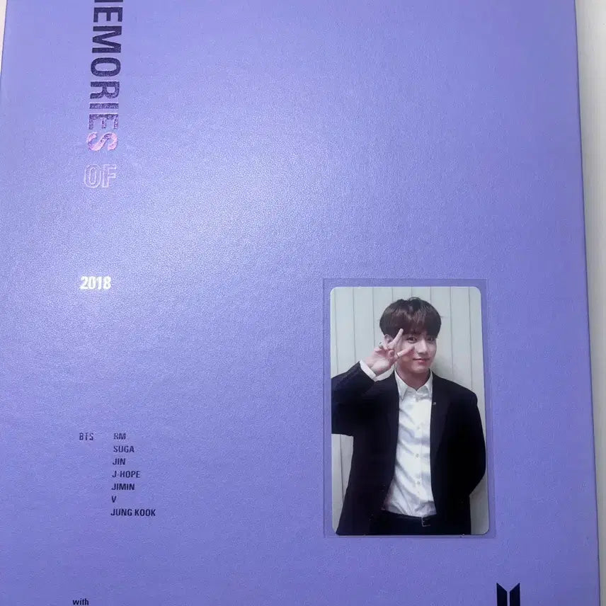 방탄소년단 BTS 메모리즈 2018 DVD 정국 포카