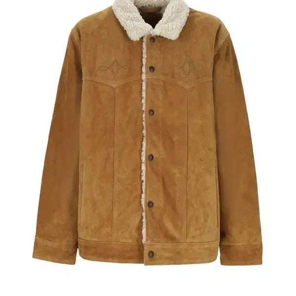 [BUNJANG] Levi's Western Suede Leather Trucker Jacket / 리바이스 웨스턴 스웨이드 가죽 레더 트러커 자켓