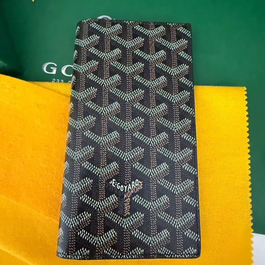 [BUNJANG] Goyard Saint-Sulpice Long Wallet Full Package / 고야드 생로슈 장지갑 블랙 풀세트