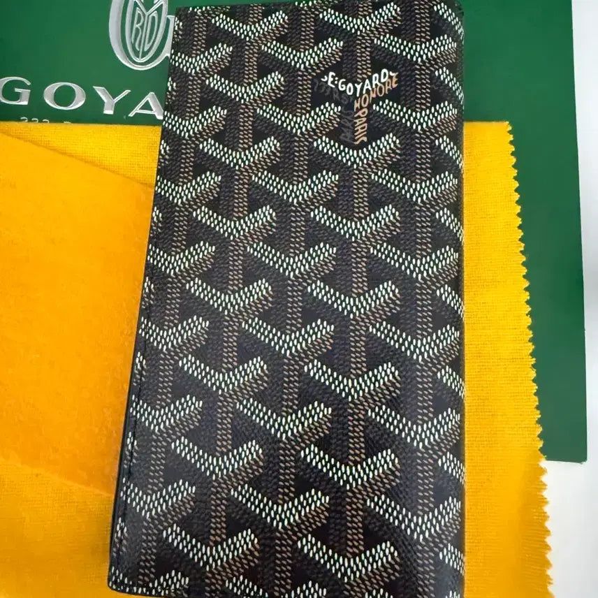 [BUNJANG] Goyard Saint-Sulpice Long Wallet Full Package / 고야드 생로슈 장지갑 블랙 풀세트