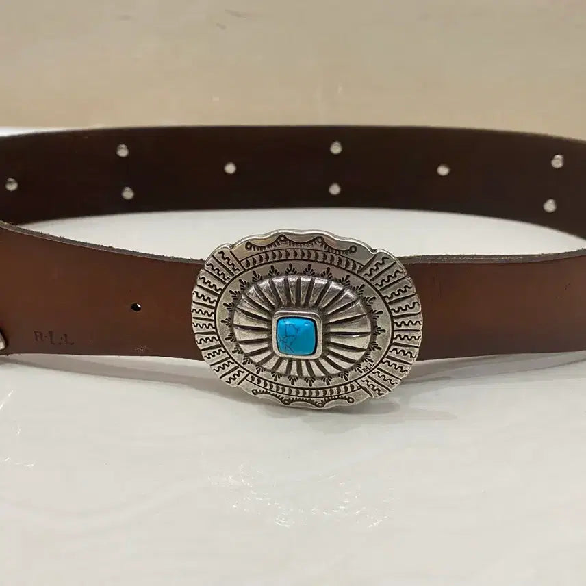 [BUNJANG] Ralph Lauren Naomi Glasses Collaboration Indian Belt / 랄프로렌 벨트 (나이오미글래시스콜라보) 인디언