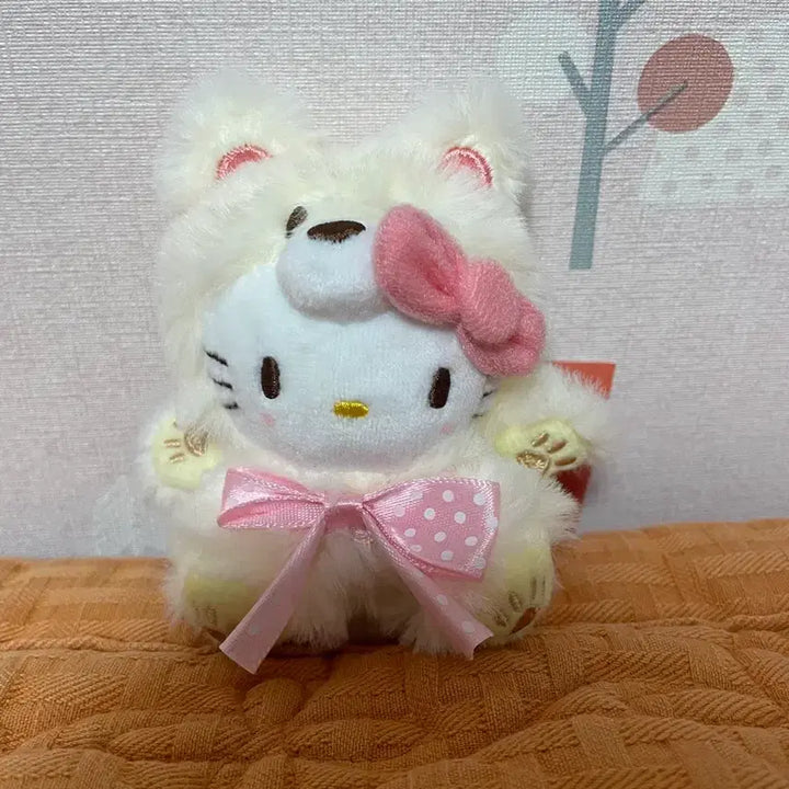 [BUNJANG] Sanrio Hello Kitty Bear Costume Mascot Doll Keyring / 헬로키티 베어 코스튬 마스코트 인형 키링