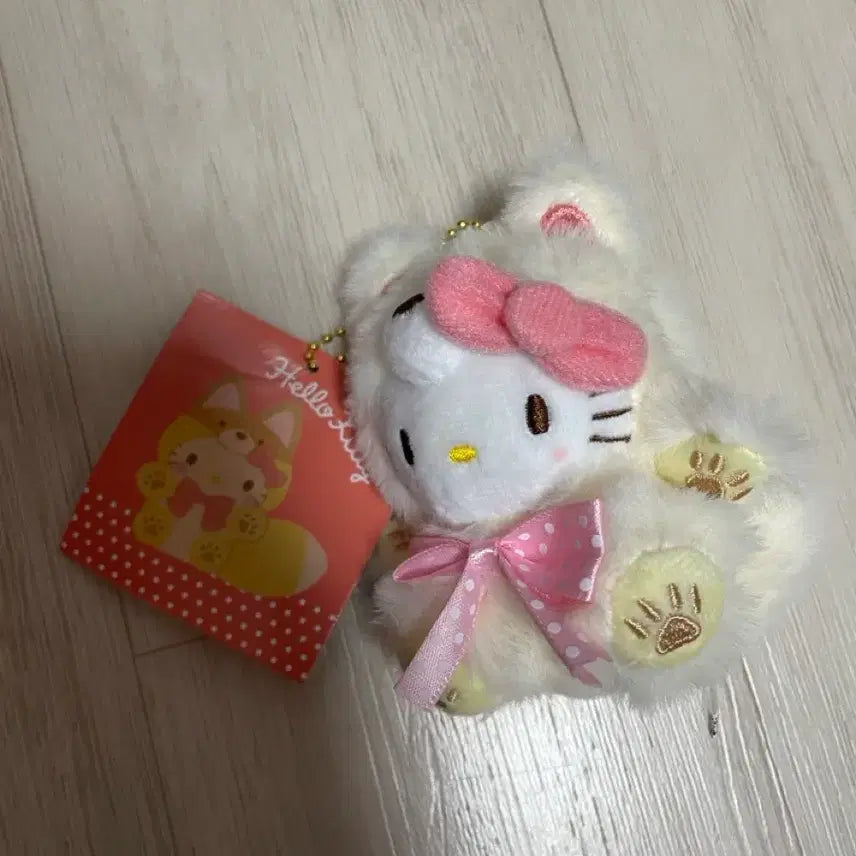 [BUNJANG] Sanrio Hello Kitty Bear Costume Mascot Doll Keyring / 헬로키티 베어 코스튬 마스코트 인형 키링