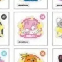 [BUNJANG] Pokemon Official Happy-Chan Cotton Candy Sticker / 한국 포켓몬 공식 솜사탕 스티커 해피너스