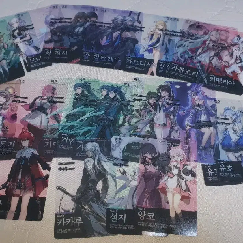 [BUNJANG] Myosho Campus Week Photocard Bundle Set / 명조 띵조 캠퍼스 위크 포토카드 29장 일괄 판매 양도
