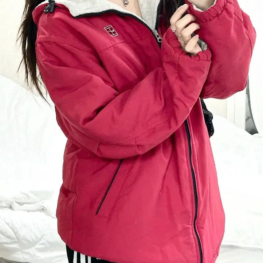 [BUNJANG] Nike 00s Big Logo Reversible Padded Jacket / 나이키 00s 빅로고 리버시블 누빔점퍼