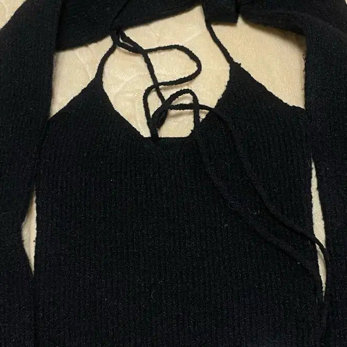 [BUNJANG] Pain or Pleasure Black Cardigan Set / 페인오어플레져 블랙 가디건 세트