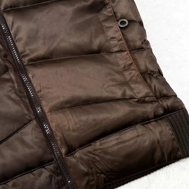 [BUNJANG] No Information North Face Goose Down Vest / 노스페이스 초코 브라운 구스다운 패딩조끼