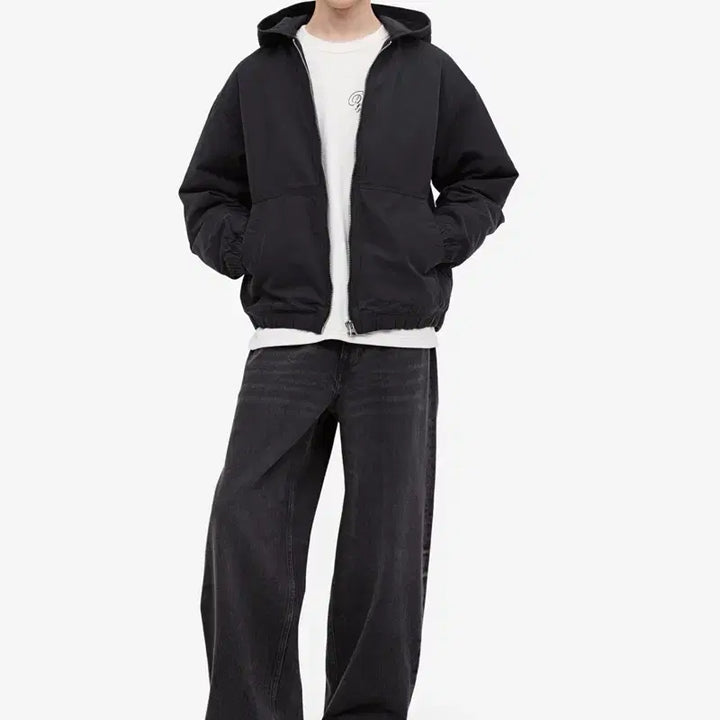 [BUNJANG] H&M Active Jacket Black L / H&M 액티브 자켓 블랙 L