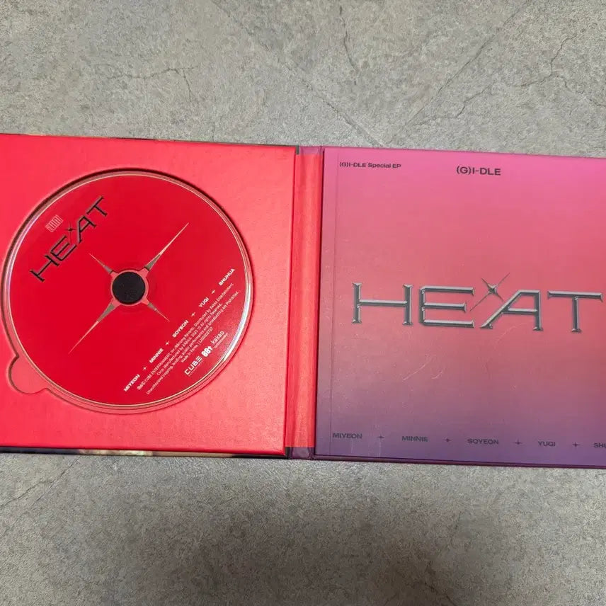 아이들 HEAT 민니 앨범