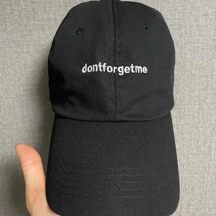 [BUNJANG] Don't Forget Me Ball Cap Black / 돈포겟미 볼캡 블랙 상태최상