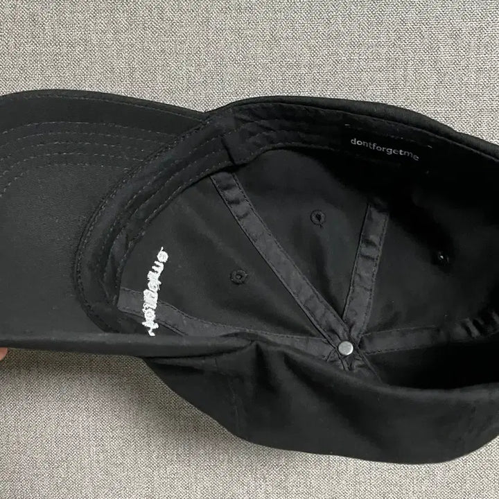 [BUNJANG] Don't Forget Me Ball Cap Black / 돈포겟미 볼캡 블랙 상태최상
