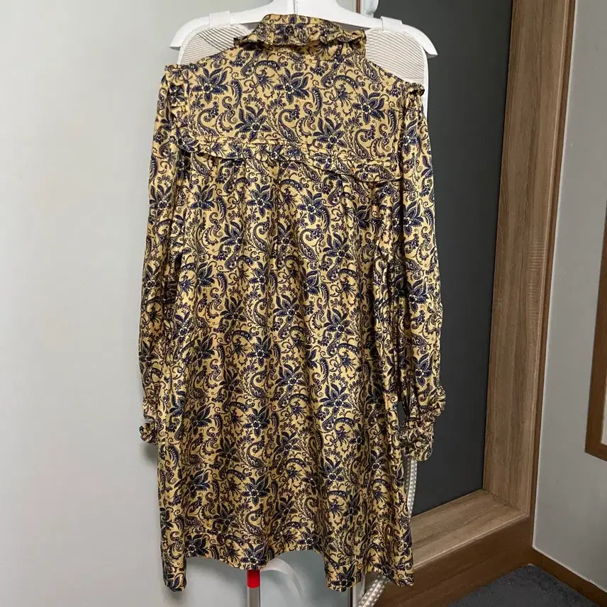 [BUNJANG] Sandro Paisley Silk Dress / Sandro 산드로 페이즐리 실크 원피스 (36)