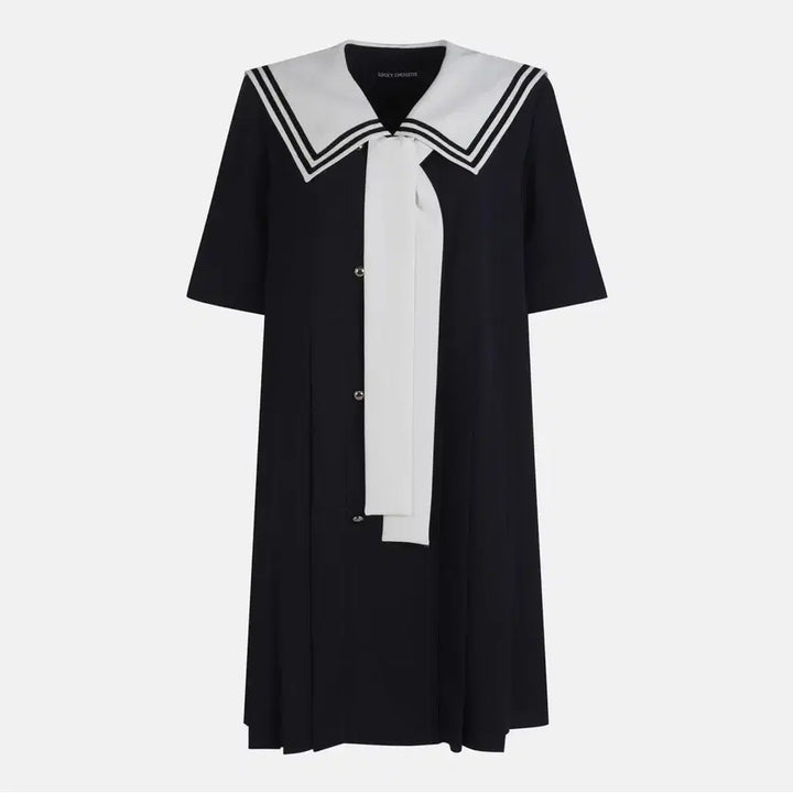 [BUNJANG] Lucky Chouette Sailor Collar Dress / 럭키슈에뜨 세일러 카라 원피스 팝니다