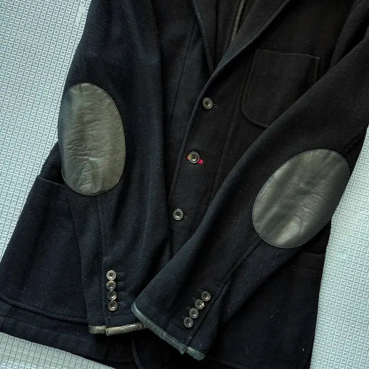 [BUNJANG] Polo Ralph Lauren Black Hunting Blazer Jacket / 폴로 랄프로렌 엘보패치 블랙 헌팅 블레이저 자켓