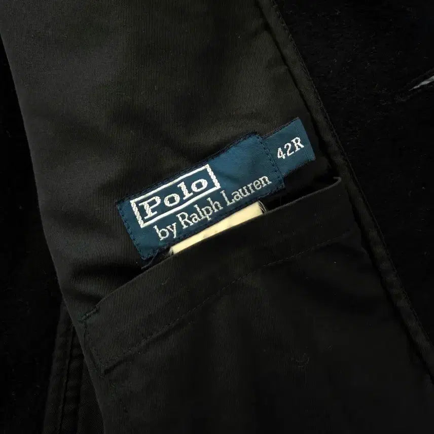 [BUNJANG] Polo Ralph Lauren Black Hunting Blazer Jacket / 폴로 랄프로렌 엘보패치 블랙 헌팅 블레이저 자켓