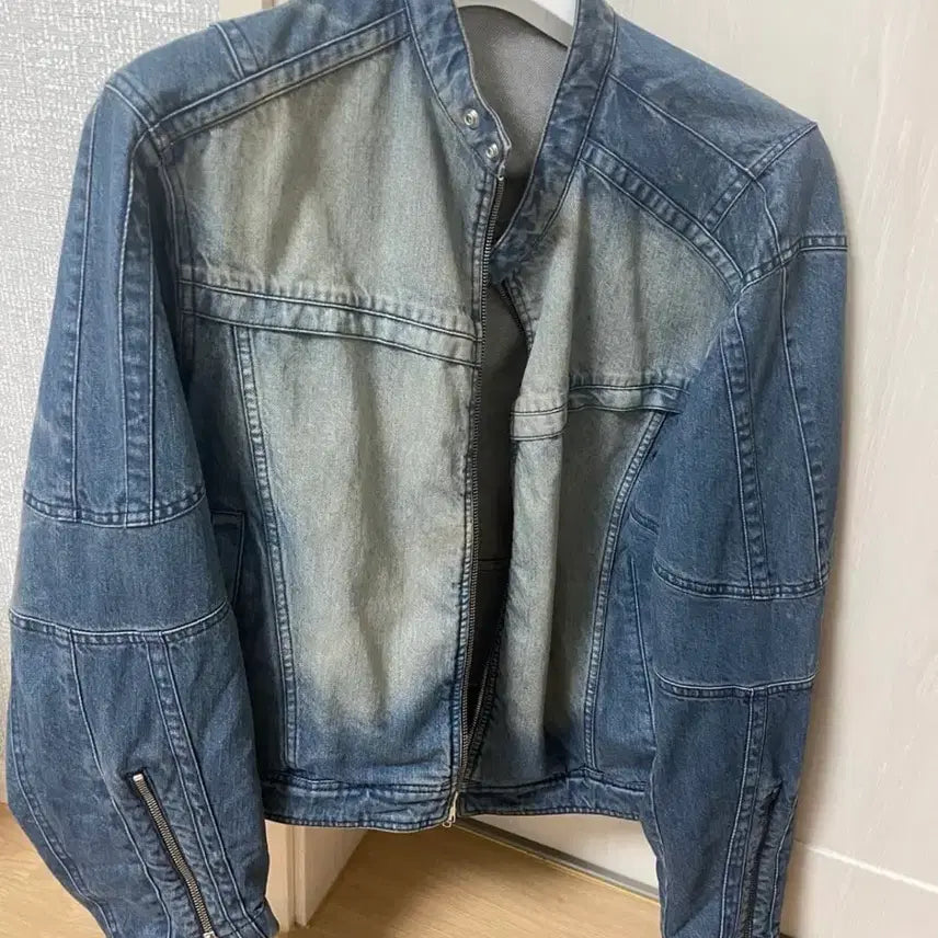 [BUNJANG] COOR Biker Denim Jacket M / 쿠어 바이커 데님 자켓 M