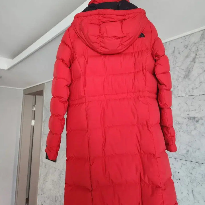[BUNJANG] The North Face Women's Long Padded Jacket (Red) / 노스페이스 여성 롱패딩 85(M) 레드