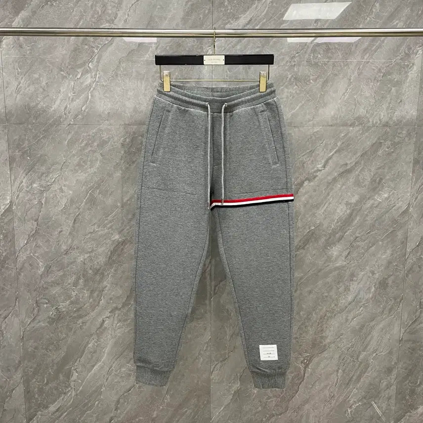 [BUNJANG] Thom Browne Knit Pants Set / 톰브라운 니트 바지 팬츠  남녀공용사이즈 네이비 그레이 봄 계절 세트로