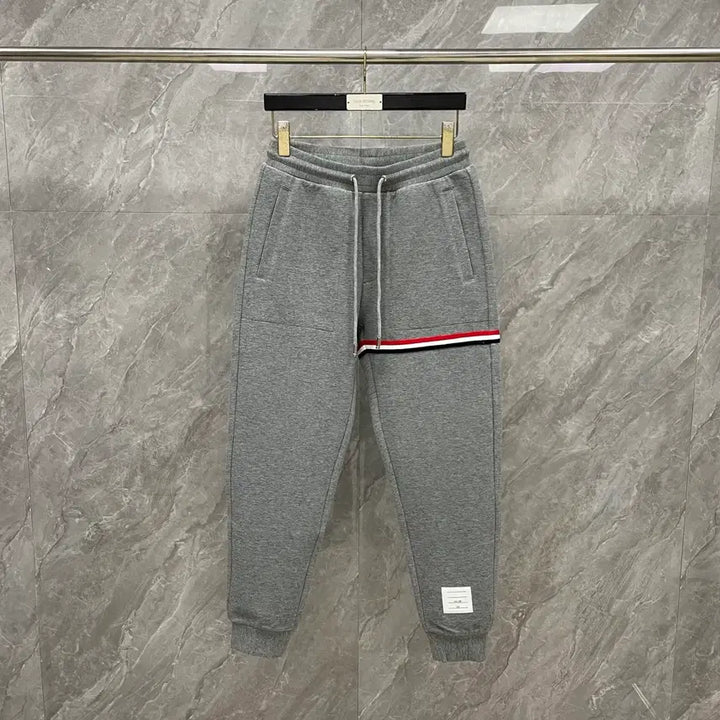 [BUNJANG] Thom Browne Knit Pants Set / 톰브라운 니트 바지 팬츠  남녀공용사이즈 네이비 그레이 봄 계절 세트로