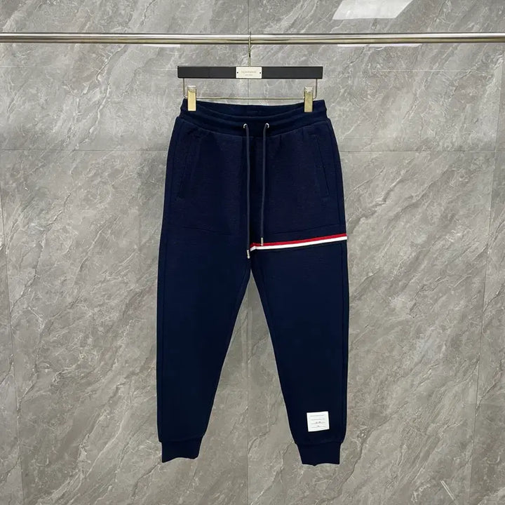 [BUNJANG] Thom Browne Knit Pants Set / 톰브라운 니트 바지 팬츠  남녀공용사이즈 네이비 그레이 봄 계절 세트로