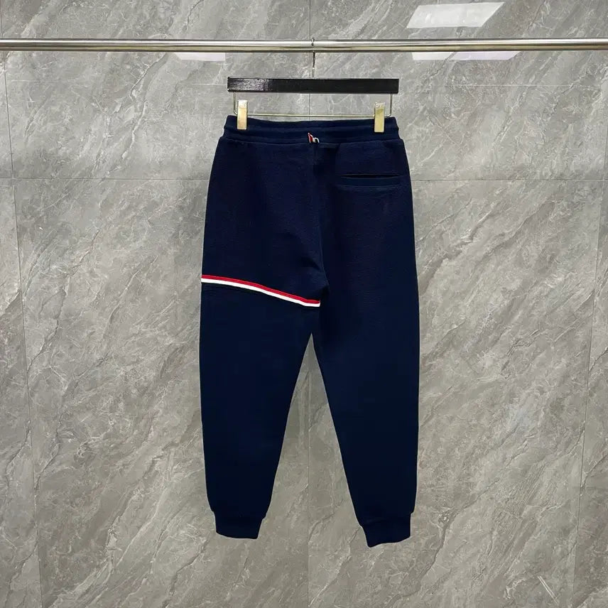 [BUNJANG] Thom Browne Knit Pants Set / 톰브라운 니트 바지 팬츠  남녀공용사이즈 네이비 그레이 봄 계절 세트로