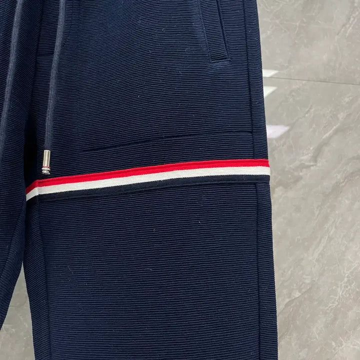 [BUNJANG] Thom Browne Knit Pants Set / 톰브라운 니트 바지 팬츠  남녀공용사이즈 네이비 그레이 봄 계절 세트로