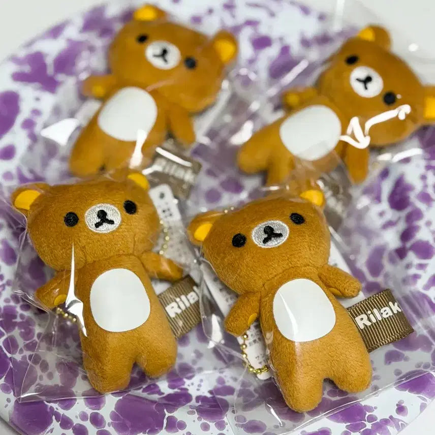 [BUNJANG] Rilakkuma Mascot Cleaner Keyring / 리락쿠마 마스코트 클리너 키링