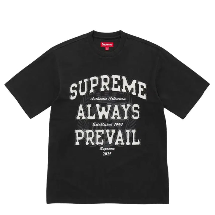 [BUNJANG] Supreme Always Prevail Short Sleeve Top Black / (새상품)슈프림 올웨이즈 프리베일 숏슬리브 탑 블랙