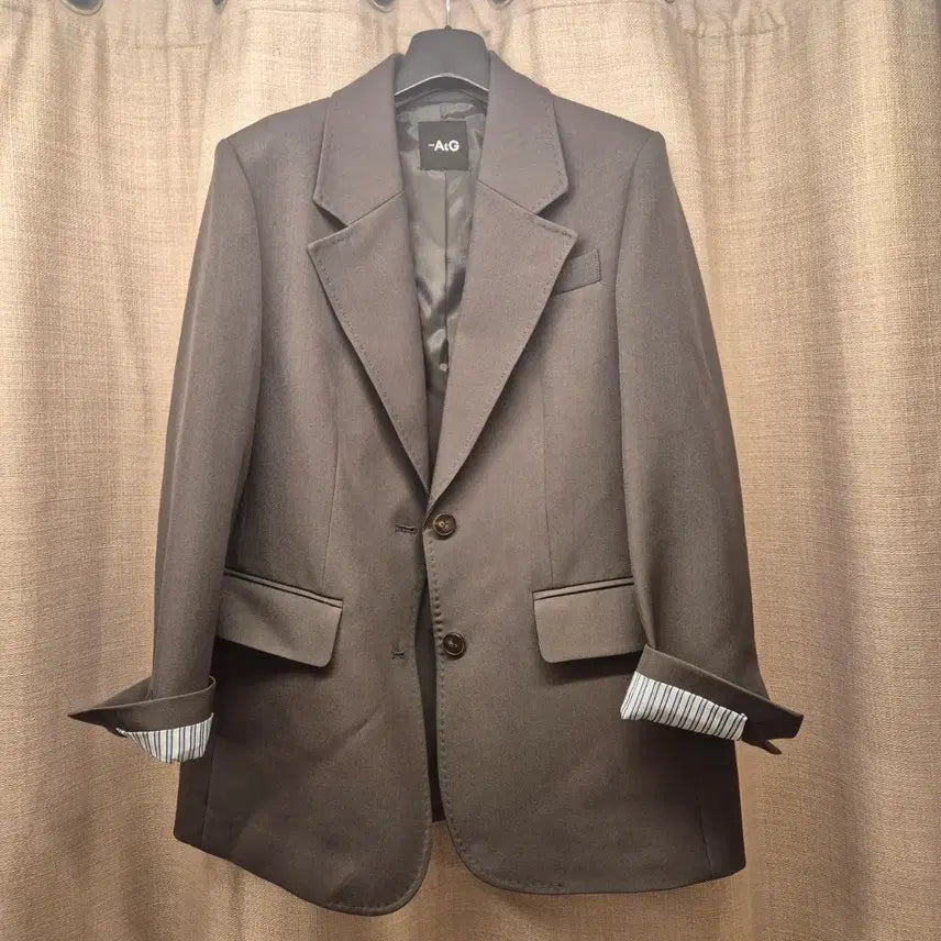 [BUNJANG] The Edge Boy Fit Jacket Charcoal / 25FW 더엣지 보이핏 자켓 85(55) 챠콜