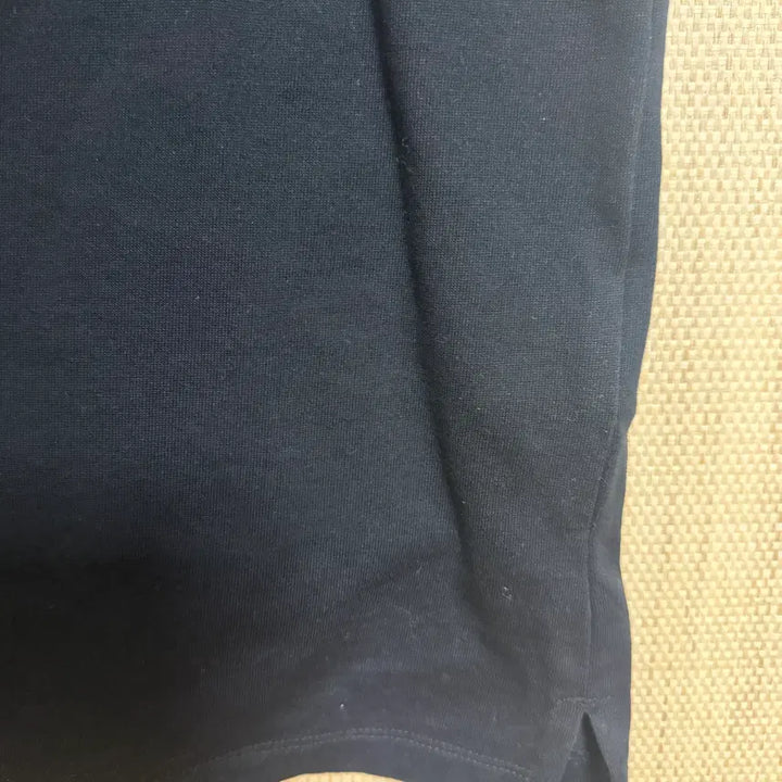 [BUNJANG] Wooyoungmi Black Logo Embroidered T-Shirt (Size M) / 409. 우영미 블랙 로고 자수 티셔츠 M 사이즈