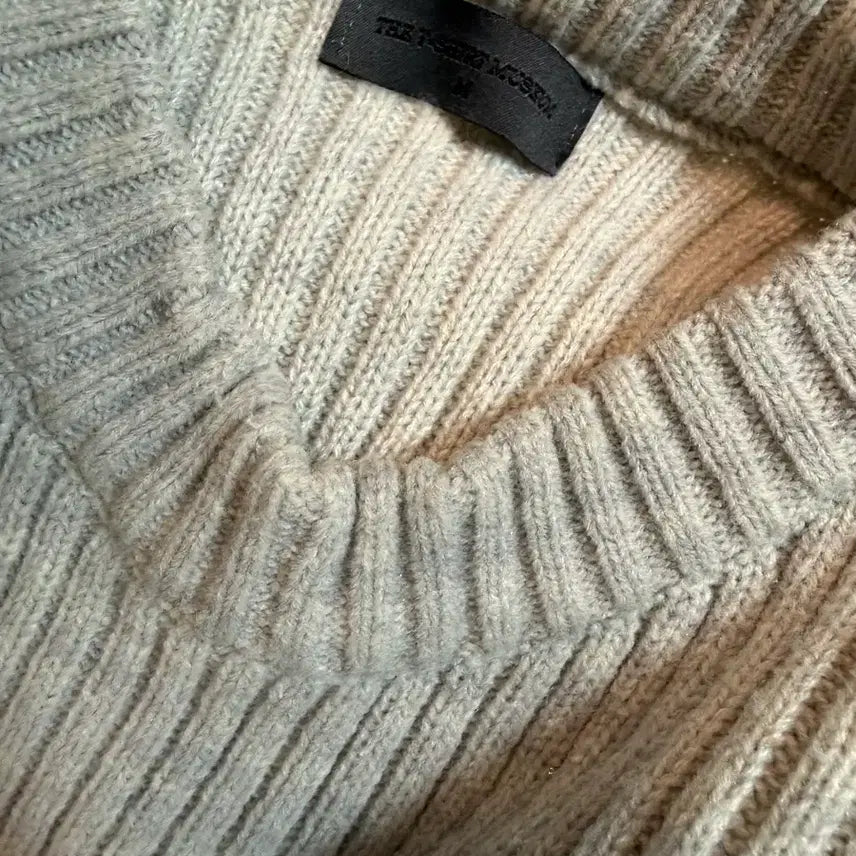 [BUNJANG] The T-Shirt Museum Men's Knit Light Gray M / 더티셔츠뮤지엄 남자 니트 라이트 그레이 M