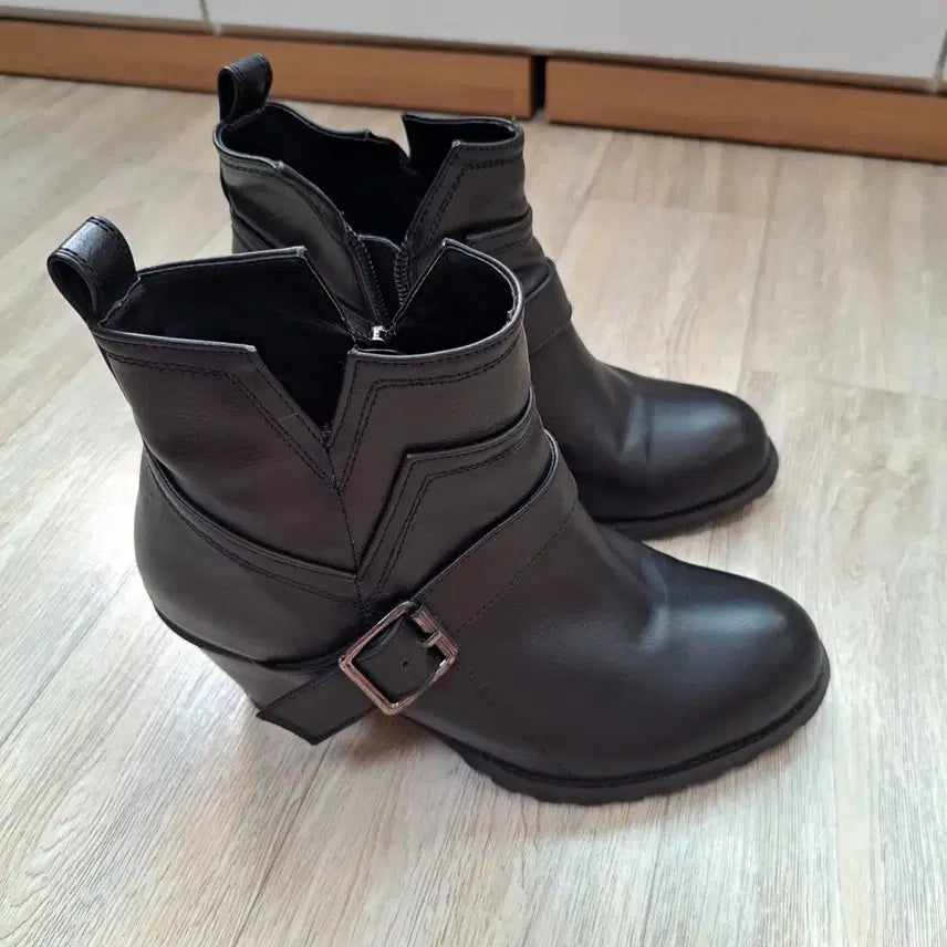 [BUNJANG] Walker Black Boots / 워커 225