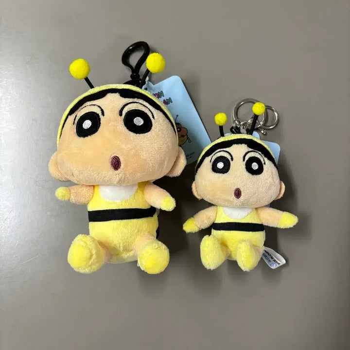 [BUNJANG] Crayon Shin-chan Character Keyring Collection / [짱구 인형 키링 모음] 꿀벌 파자마 잠옷 곰돌이 명탐정 짱구