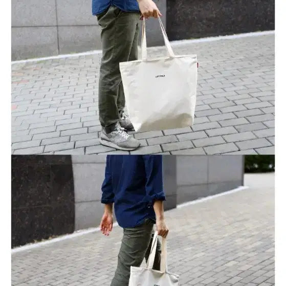 [BUNJANG] LEFTFIELD Eco Bag Ivory / LEFTFIELD 레프트필드 에코백 아이보리