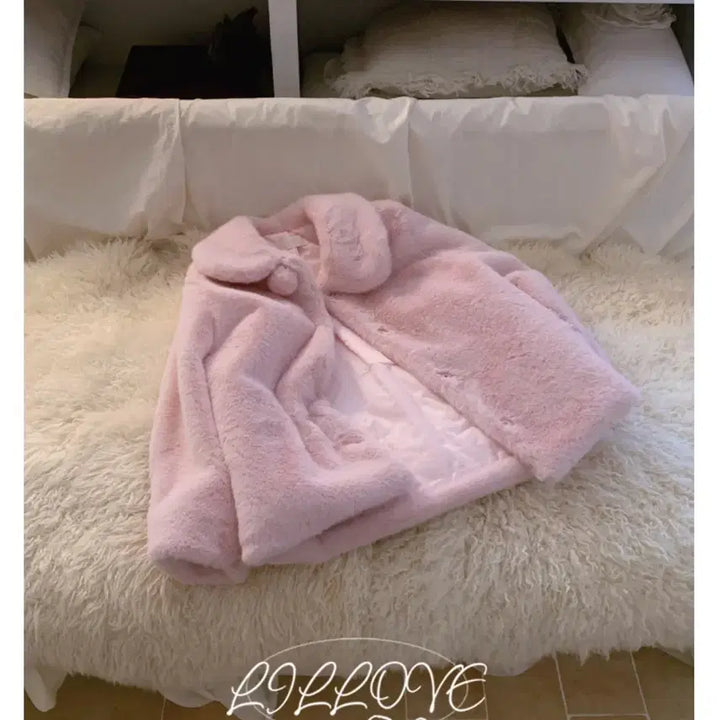[BUNJANG] LiloB Mimi Pink Fur Jacket / 릴로브 미미 핑크 퍼자켓 / 졸리레이드 갸루 시눈