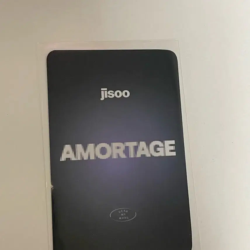 [BUNJANG] AMORTAGE JISOO Photocard / AMORTAGE Dear My Muse JISOO 블랙핑크 디어마이뮤포카