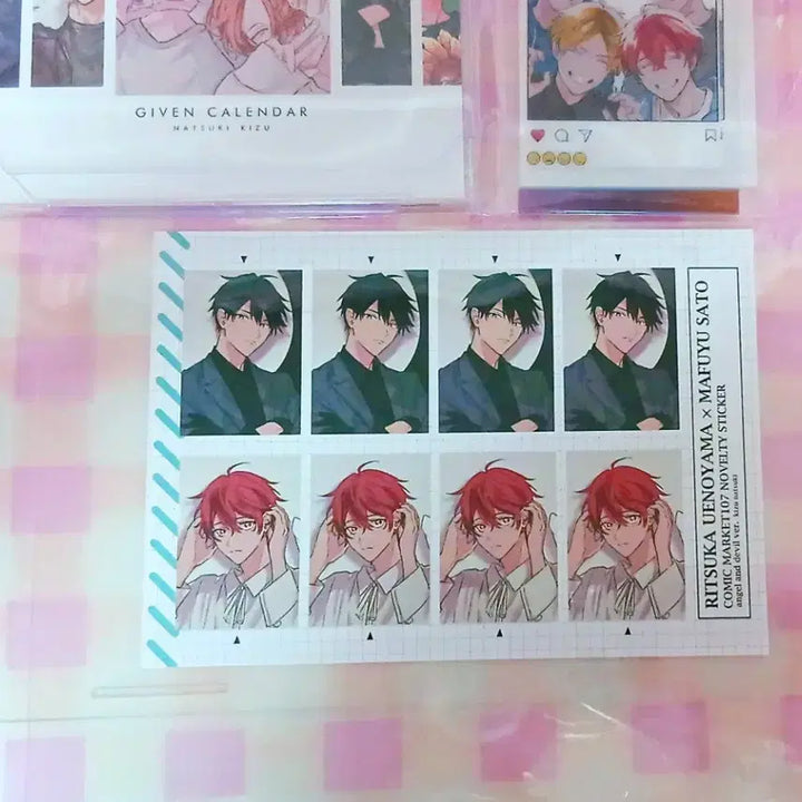 [BUNJANG] Given 2026 Calendar + POB Stickers + 2 Clear Sheets / [미개봉] 기븐 캘린더 2026 (+스티커특전) + 클리어시트 2종