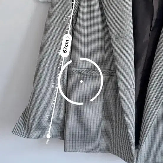 [BUNJANG] Check Jacket / 간절기용 체크 자켓 (폴리/스판 혼방)