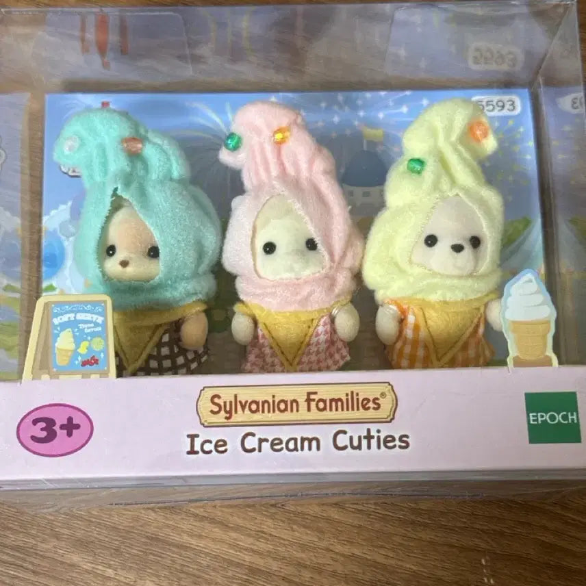 [BUNJANG] Sylvanian Families Ice Cream Trio Figures / 실바니안 패밀리 아이스크림 트리오