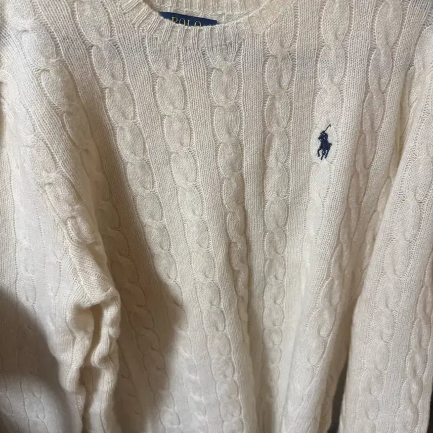 [BUNJANG] Polo Knit Sweater M / 정품 폴로꽈배기니트 사이즈m팝니다