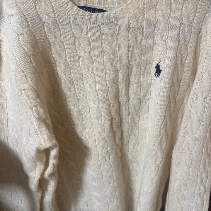 [BUNJANG] Polo Knit Sweater M / 정품 폴로꽈배기니트 사이즈m팝니다