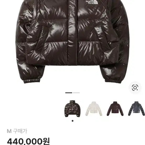 [BUNJANG] The North Face Glossy DT RDS Down Cocoa Jacket / 노스페이스 글로시 DT RDS 다운 코코아 색상