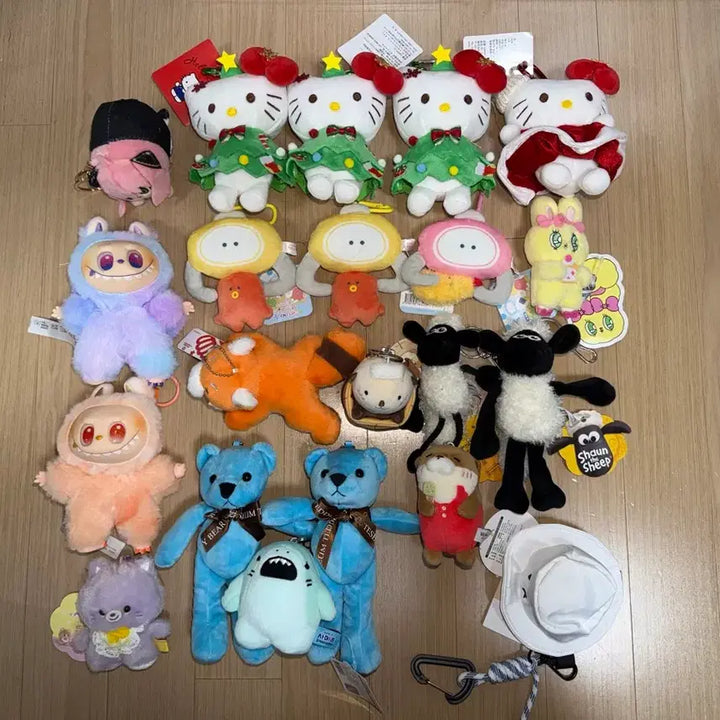 [BUNJANG] Doll Keyring / 산리오 폼폼푸린 인형 키링 일괄 판매