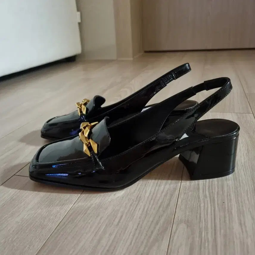 [BUNJANG] Jimmy Choo Diamond Chain Slingback Pumps / 지미추 다이아몬드 체인 슬링백 미착용 새상품